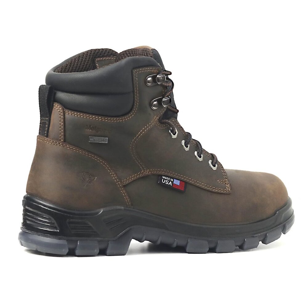 Herman Survivors Waterproof Leather Work Boot Mens Size 14 Smelt Metguard Shield - Picture 7 of 12